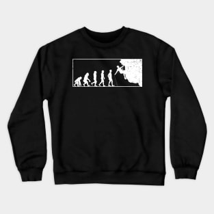 Rock Climbing Evolution Silhouette Crewneck Sweatshirt